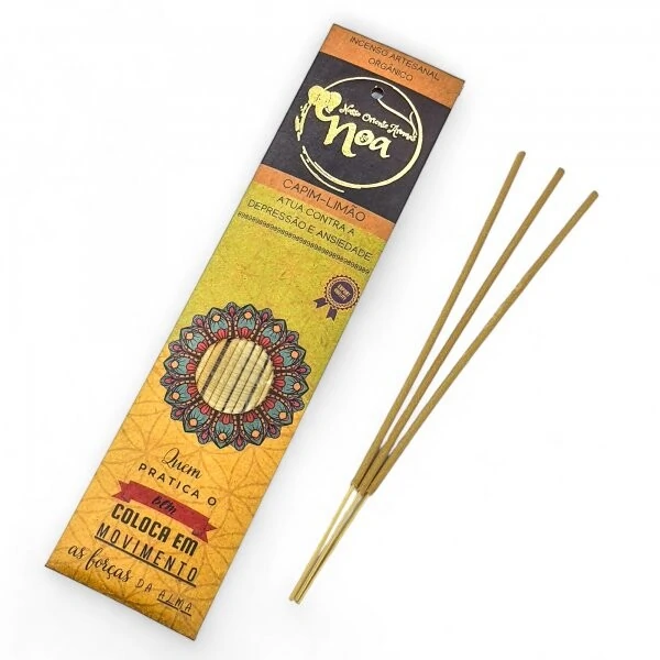 Incenso Orgânico Noa - Capim-Limão
