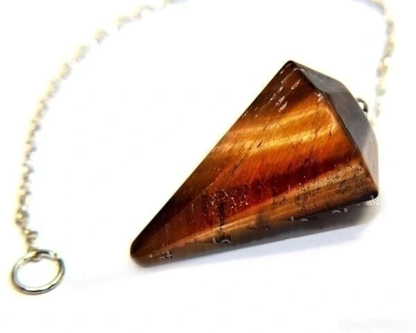 Pêndulo De Cristal Olho De Tigre