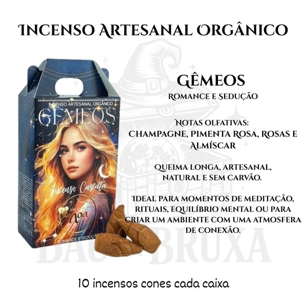 Incenso Cascata dos Signos NOA - Natural e vegano com óleos essenciais