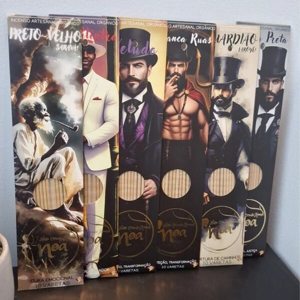 Incenso Orgânico Guardiões NOA - Natural e vegano com óleos essenciais