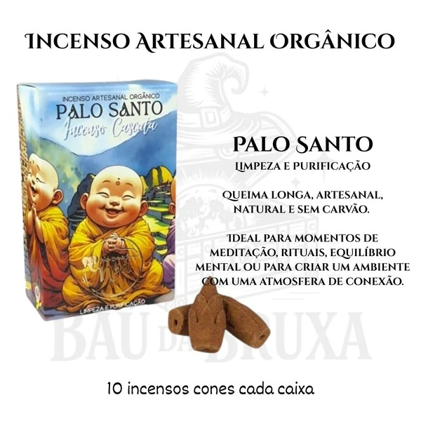 Incenso Cascata dos Monges NOA - Natural e vegano com óleos essenciais