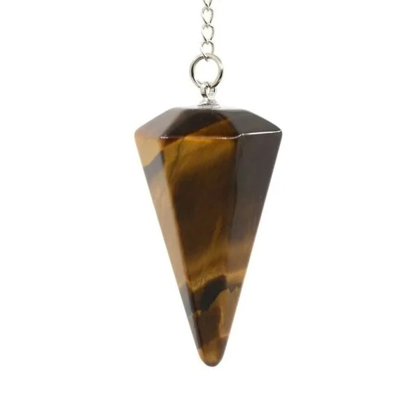 Pêndulo De Cristal Olho De Tigre