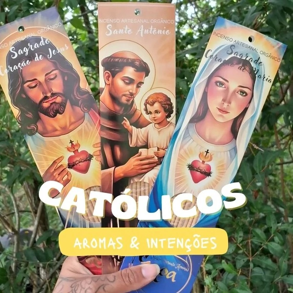Incenso Orgânico Católicos NOA - Natural e vegano com óleos essenciais