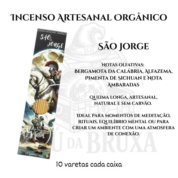 Incenso Orgânico Esotéricos NOA - Natural e vegano com óleos essenciais