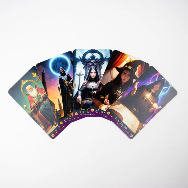Legitimo Tarot das Bruxas - Arcanos Maiores 22 Cartas Plastificadas