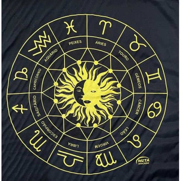 Toalha de Altar Mandala do Zodíaco