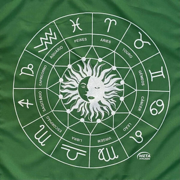 Toalha de Altar Mandala do Zodíaco