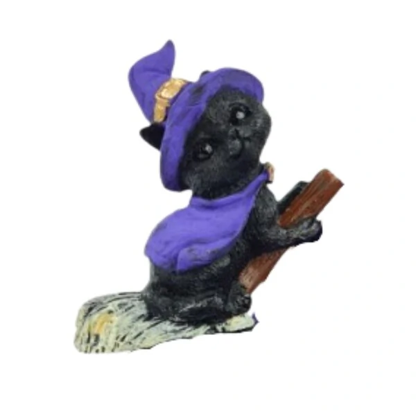 Gato Com Vassoura (Wicca)