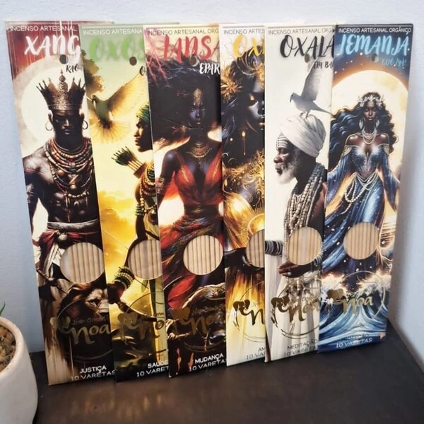 Incenso Orgânico Guardiões NOA - Natural e vegano com óleos essenciais