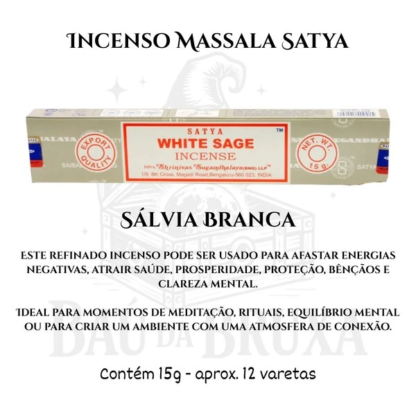 Incenso Indiano Massala da Satya - Aromas marcantes e sofisticados