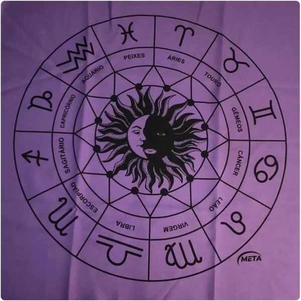 Toalha de Altar Mandala do Zodíaco