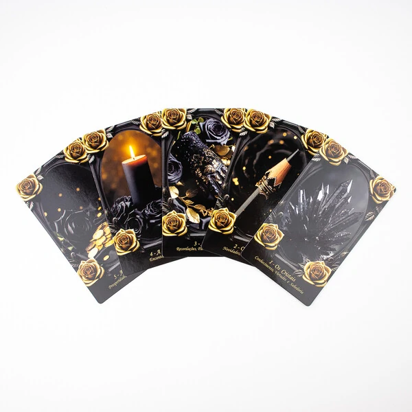 O Legitimo Tarô Dama da Noite Completo e Plastificado 36 Cartas