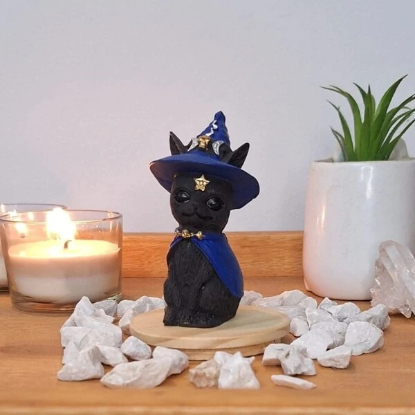 Gato Com Chapeu De Bruxa (Wicca)