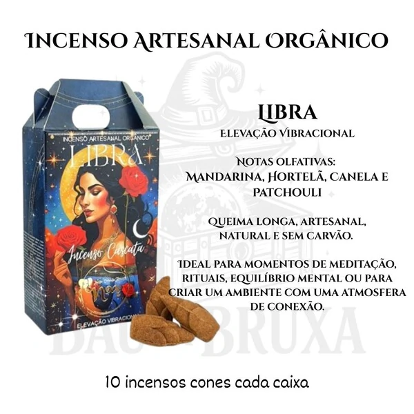 Incenso Cascata dos Signos NOA - Natural e vegano com óleos essenciais