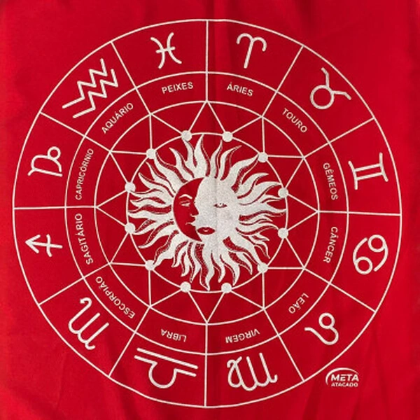 Toalha de Altar Mandala do Zodíaco