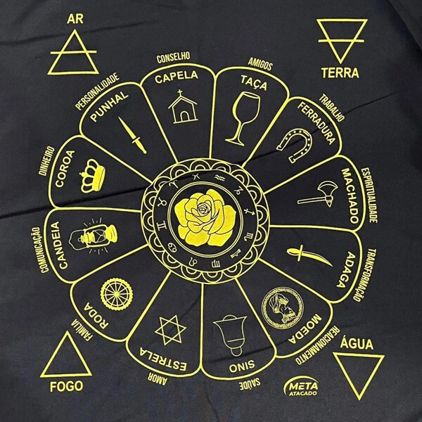 Toalha de Altar Mandala Cigana