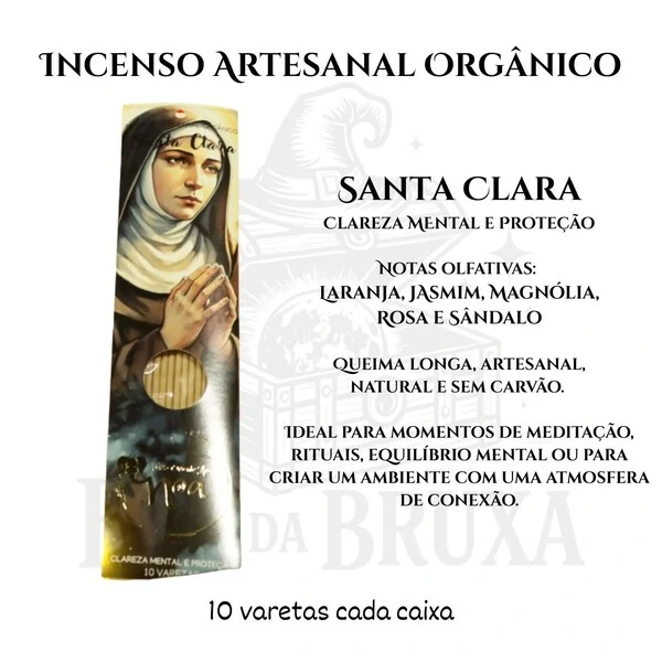 Incenso Orgânico Católicos NOA - Natural e vegano com óleos essenciais