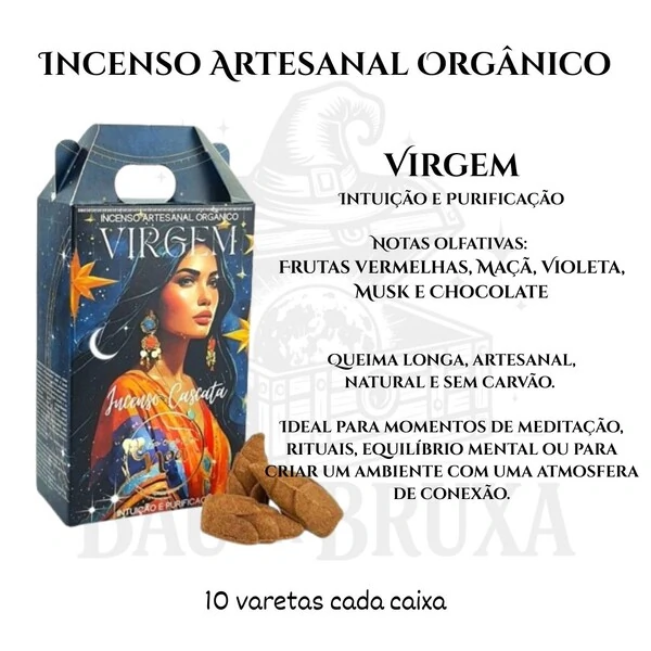 Incenso Cascata dos Signos NOA - Natural e vegano com óleos essenciais