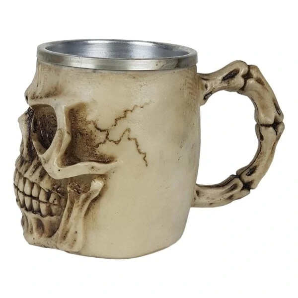 Caneca Crânio E Ossos