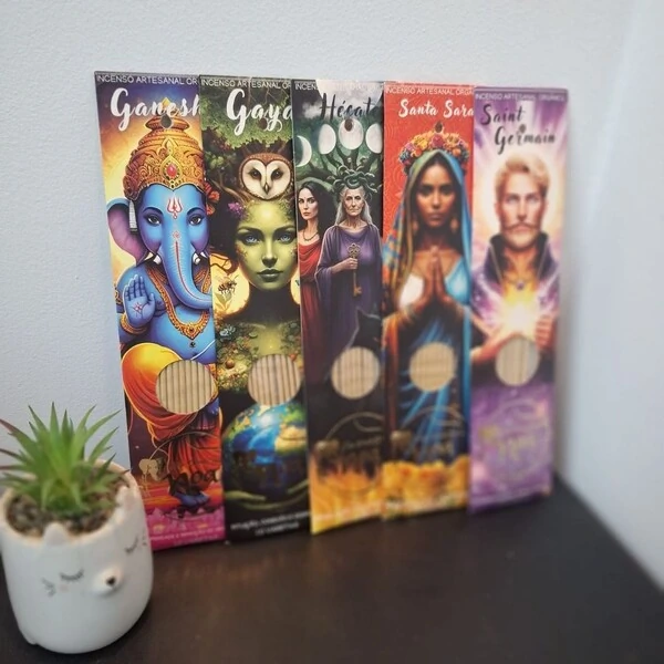 Incenso Orgânico Esotéricos NOA - Natural e vegano com óleos essenciais