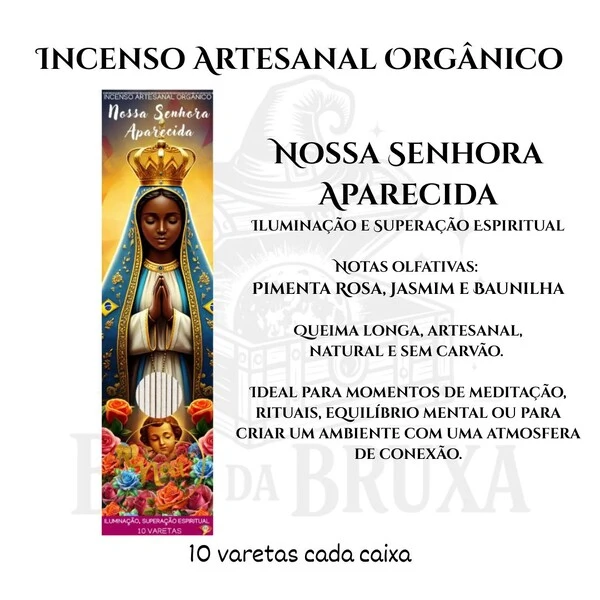 Incenso Orgânico Católicos NOA - Natural e vegano com óleos essenciais