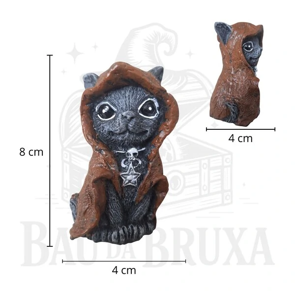 Gato com Capuz (Coleção Wicca)