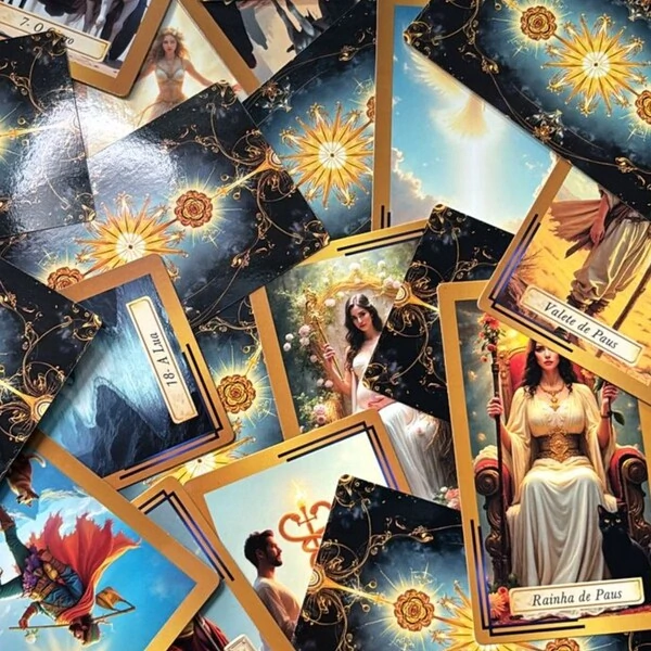 Tarot Revelações do Novo Waite Caixa Box Premium Plastificado 78 Cartas