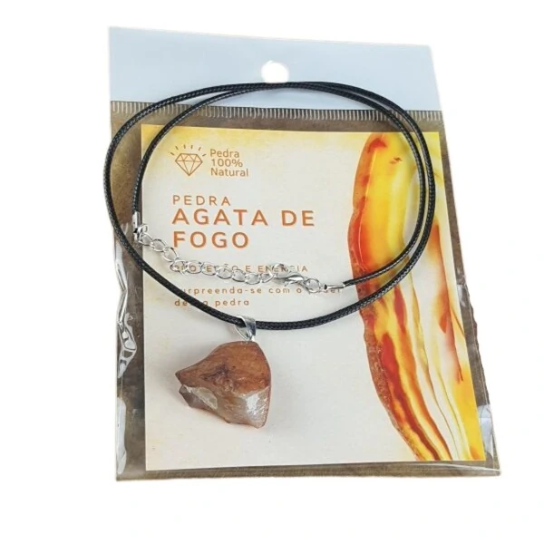 Gargantilha Ágata De Fogo