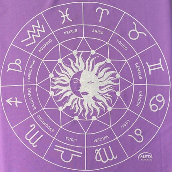 Toalha de Altar Mandala do Zodíaco