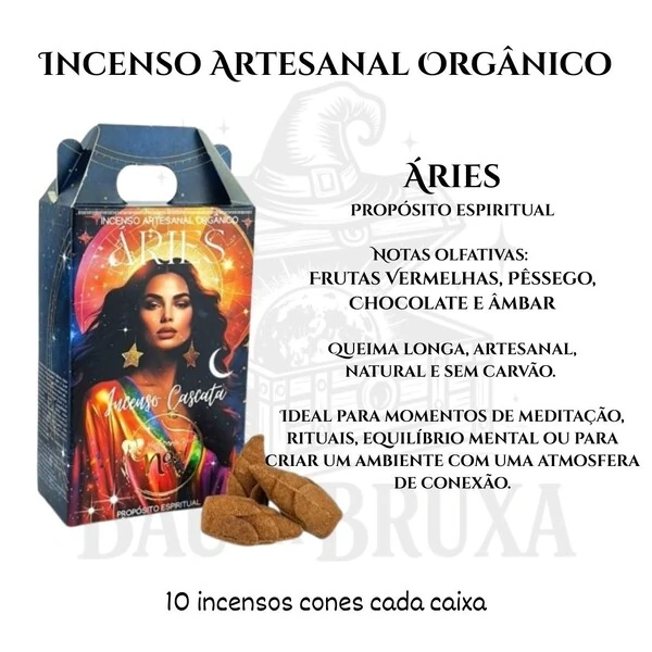 Incenso Cascata dos Signos NOA - Natural e vegano com óleos essenciais