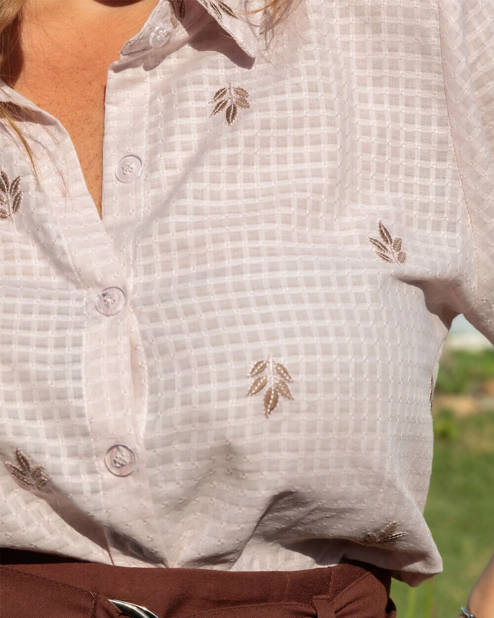 Foto Camisa Plus Size Bordado Eletronico