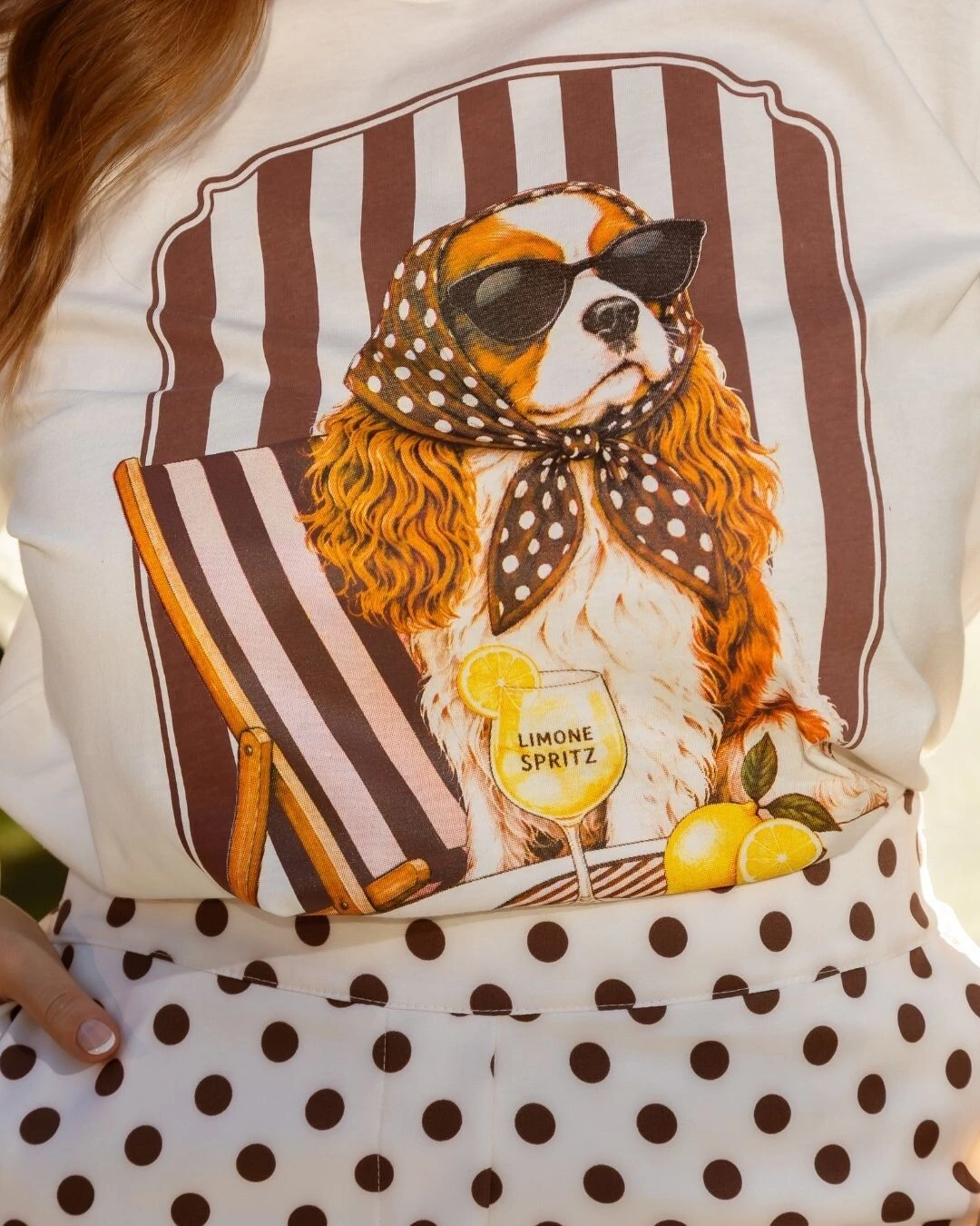 Foto Tshirt Plus Size Dog Ginger