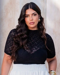 Blusa Plus Size Renda Transparente