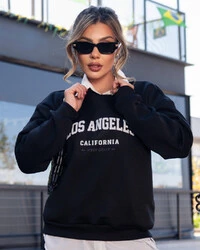 Blusa Moletom Plus Size California