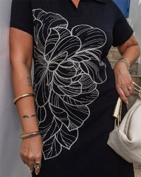 Vestido Polo Plus Size Estampa Exclusiva