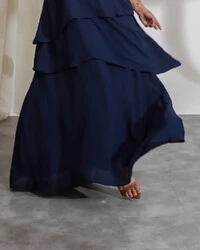 Vestido Plus Size Longo Camadas