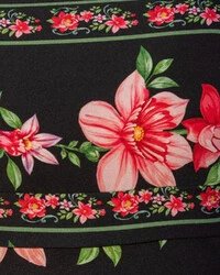 Vestido Plus Size Longo Estampado Alças com Decote Quadrado
