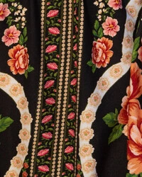 Vestido Plus Size Curto Tipo Kafta