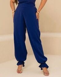 Conjunto Plus Size Calça Aladim e Corpete