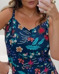 Vestido Longo Plus Size Elastex Lirio