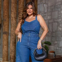 Cropped Plus Size Jeans