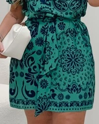 Vestido Plus Size Curto Ciganinha Azaleia