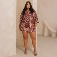 Conjunto Plus Size Kimono e Short Saia