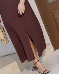 Vestido Midi Plus Size com Cinto