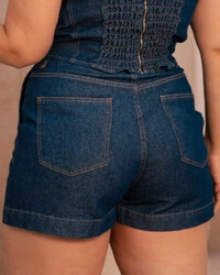 Shorts Jeans Plus Size Recortes
