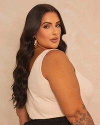 Blusa Regata Plus Size Canelada