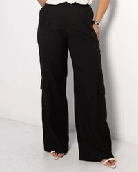 Calça Plus Size Bolso Pala Cargo