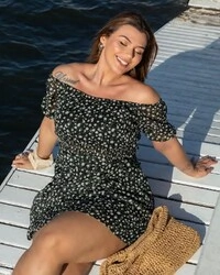 Vestido Curto Plus Size Ciganinha Amarril
