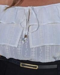 Blusa Ciganinha Bordado Eletronico