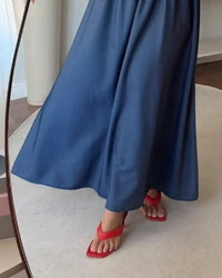 Vestido Plus Size Longo Com Elastex e Manga Tencel
